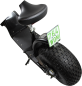 Preview: Elektroroller Escooter Kennzeichenhalterung schwarz Heck mittig